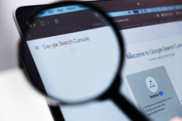 Google Search Console na počítači
